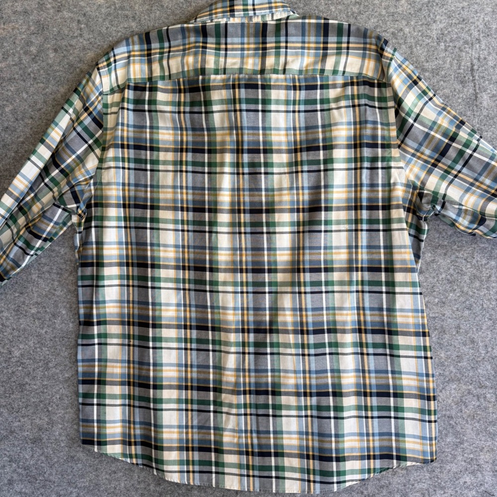 UNTUCKit Terrango-WF Plaid Button Down Shirt Mens XL Wrinkle Free Green 41357 - Picture 3 of 8